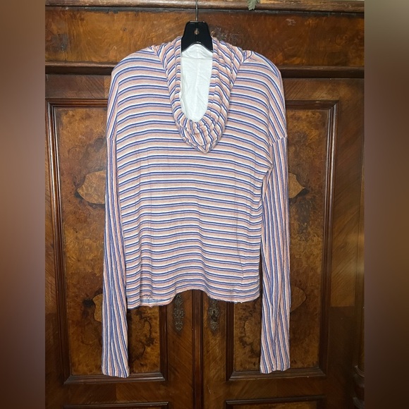 GUC Marni- Wool and Cotton Blend Striped Hoodie. Size IT 46/US 10 - Picture 2 of 8